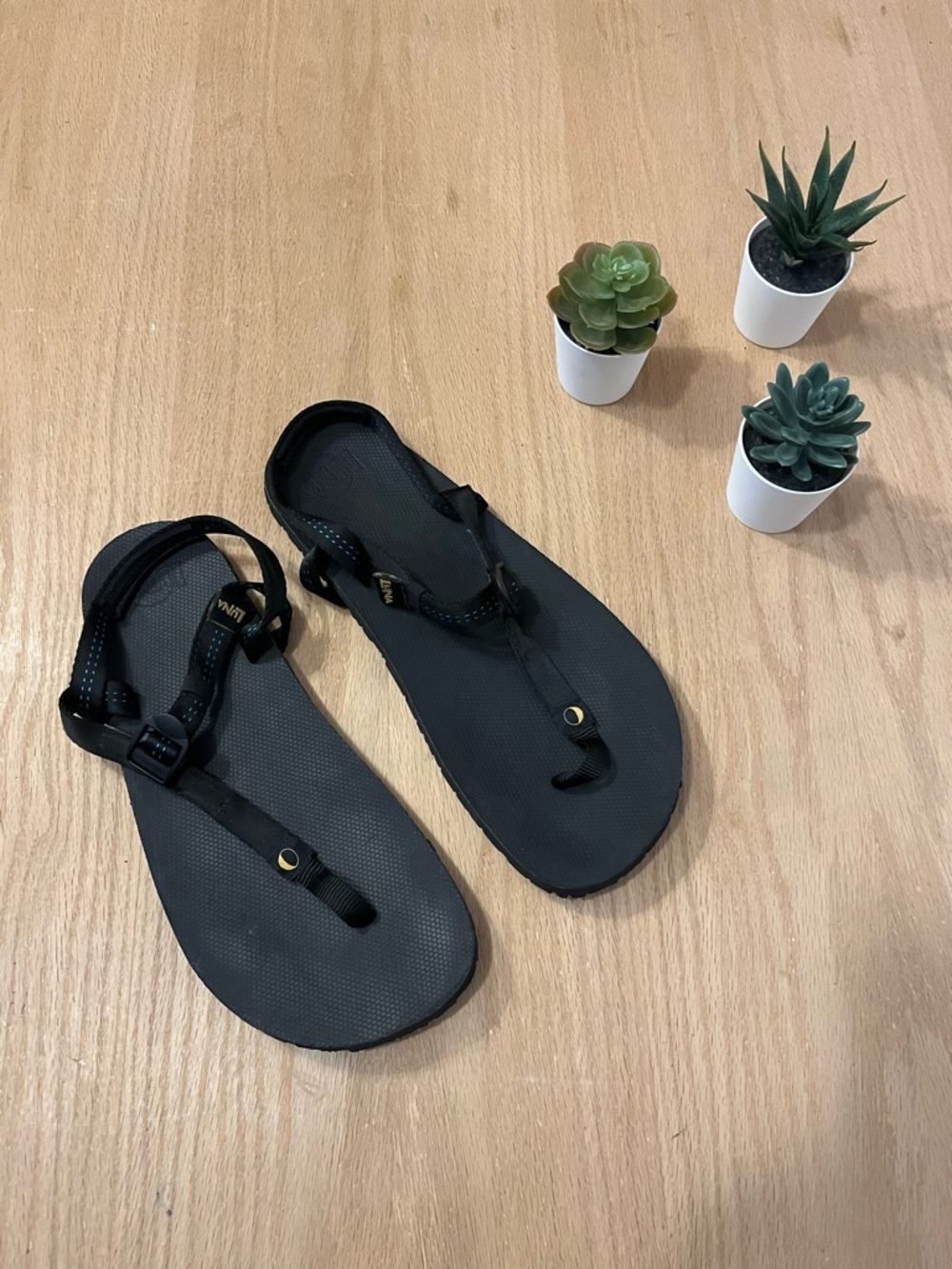 Luna Men’s Minimalist Explorer Sandals in size 12